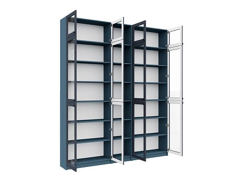 Шкаф для книг Билли Стольмин 32 Деним супер софт - фото 2