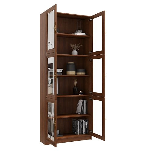 Шкаф книжный Карлос-024 Орех Экко - фото 2