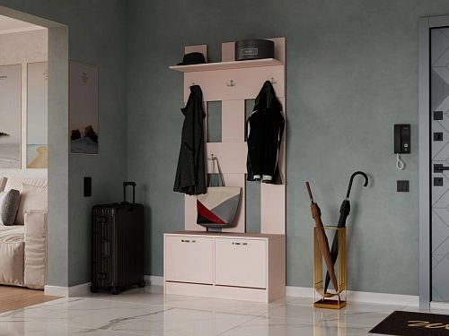 Прихожая Ольга-1 перфорированная Кашемир - фото 1