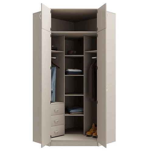 Шкаф угловой Алиса-15 Кашемир - фото 3