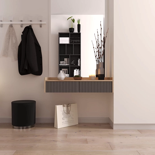 Тумба подвесная Салерно 2.2 Графит - фото 2