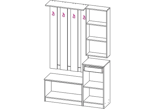 Прихожая Комби-3 - фото 2