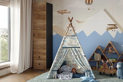 Пенал Банни-1.2 Дуб Мореный - фото 1