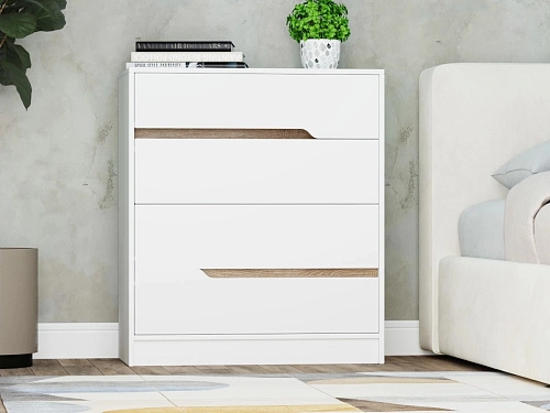 Комод Бонди-1 Белый - фото 1