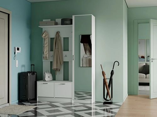 Прихожая Ольга-4 Белый - фото 1