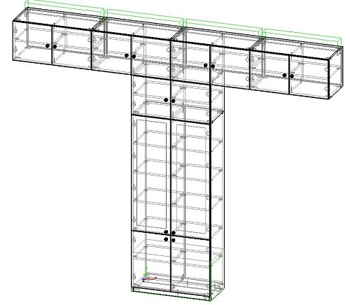 Шкаф распашной София (272875/1) - фото 1