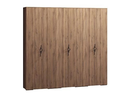 Шкаф распашной Белиз-6 Дуб Крафт Табачный - фото 3