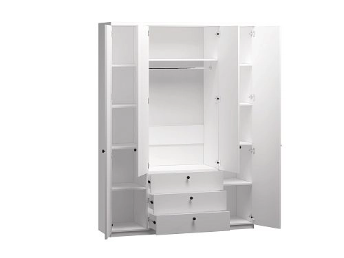 Шкаф распашной София РАХ-20 МДФ Белый - фото 4