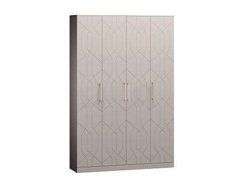 Шкаф распашной Дольче-4 МДФ Мокко - фото 3