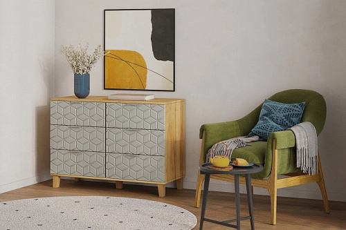 Комод Марвин 7 фрезеровка 2 Сантьяго - фото 1