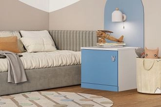 прикроватная Банни-1 Пастельно-Синний