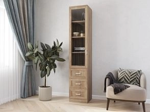 Библиограф 1.5 Квадро Дуб Сонома