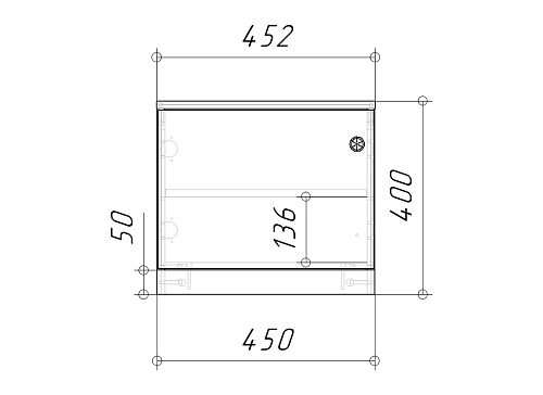Тумба прикроватная Банни-1 Светло-Серый - фото 4
