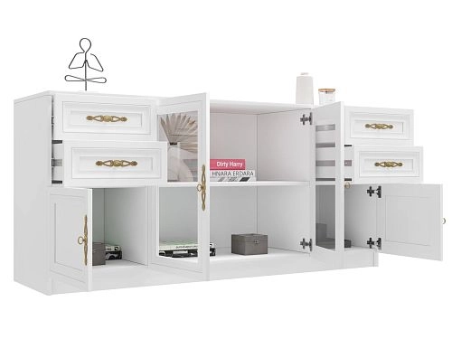 Комод Карлос-079 Белый - фото 3