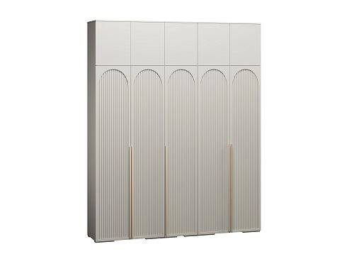 Шкаф распашной Брей-5 Хит с антресолью Кашемир - фото 2