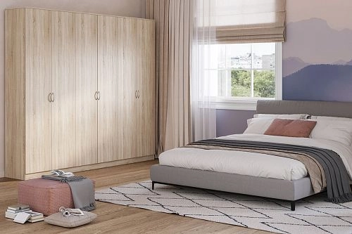 Шкаф распашной Лайт-6 Дуб Сонома - фото 1