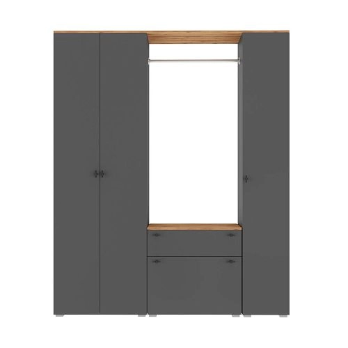 Прихожая Квели 6 Графит - фото 4