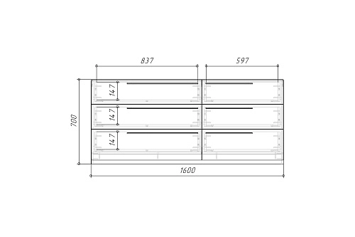 Комод Лорена Пакс-3 Кашемир - фото 5