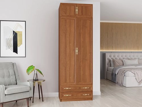 Шкаф распашной Карлос-029 Орех Экко - фото 1