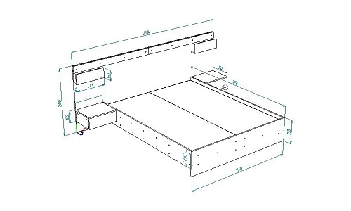 Кровать Адрио - фото 2