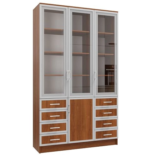 Книжный шкаф Альма-21 Орех Экко - фото 2