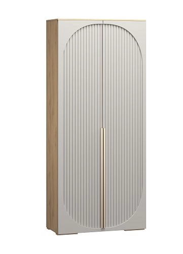 Шкаф распашной Брей-1 Кашемир/Дуб Золотистый - фото 2