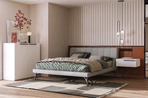 Спальня Лорена Пакс-4 Белый - фото 1