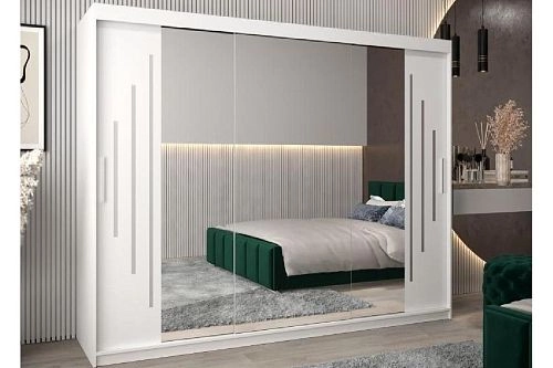 Шкаф-купе Валмиера-6 NEW Белый - фото 1