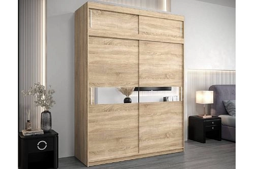 Шкаф-купе Бенито-2А Дуб Сонома - фото 1