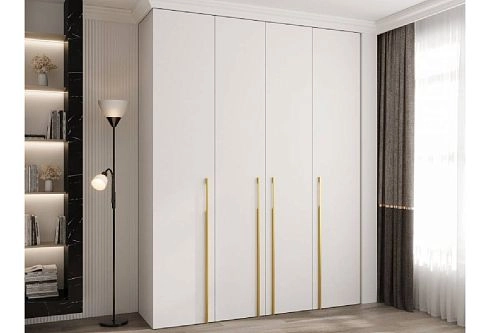 Шкаф распашной Комо-4 Белый - фото 1