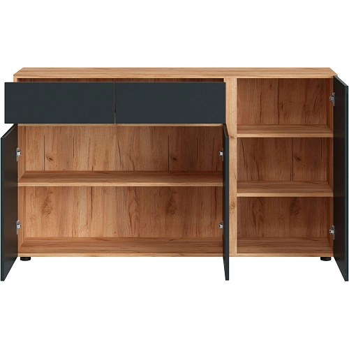 Комод Моронго-2 Черный - фото 3