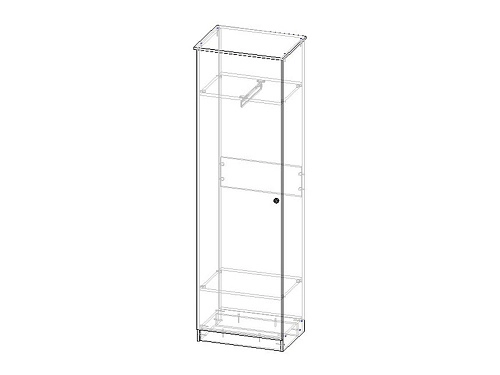 Шкаф распашной Монреаль-1 платье - фото 3