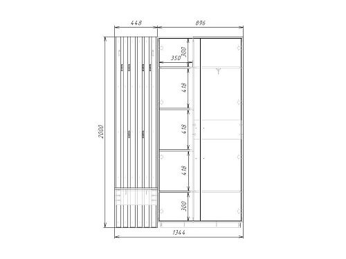 Прихожая Неаполь-11 - фото 4