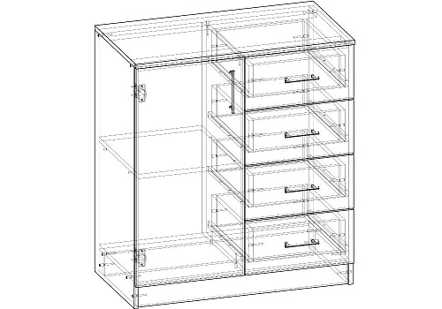 Комод Мираж-4 - фото 2