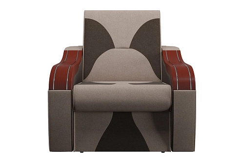 Кресло-кровать Вестерн Lega cream-Lega chocolate - фото 1