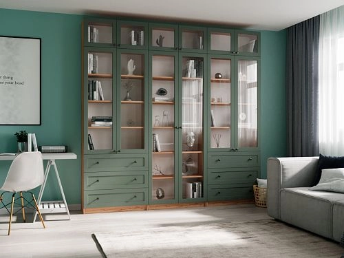 Шкаф для книг Билли Стольмин 54 Шарли Green - фото 1