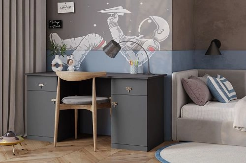 Письменный стол Стрекоза-6 Графит - фото 1