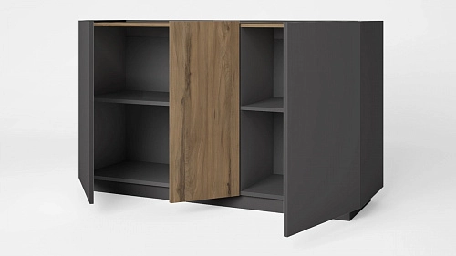 Стенка Бифи-1 Графит - фото 3