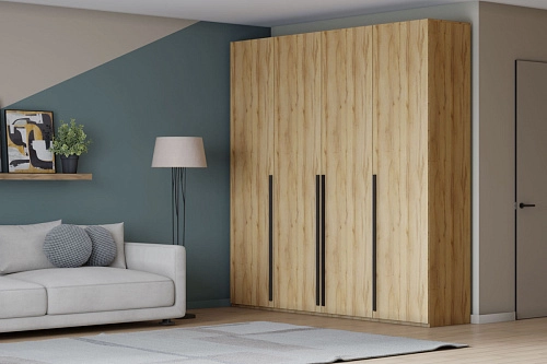 Шкаф распашной Лорена Пакс-4 Дуб Золотистый - фото 1