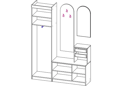 Прихожая Натали-2 - фото 2