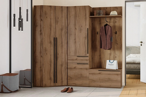 Прихожая Лорена Пакс-3 Дуб Табачный - фото 1