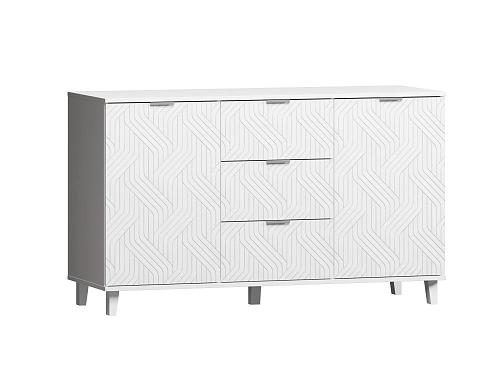 Комод Марвин 4 фрезеровка 3 Белый - фото 2