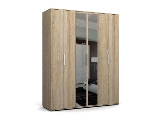 Шкаф распашной Гармошка-10 Дуб Сонома - фото 1