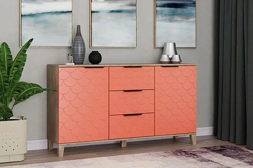 Комод Йорк-3 Коралл - фото 1