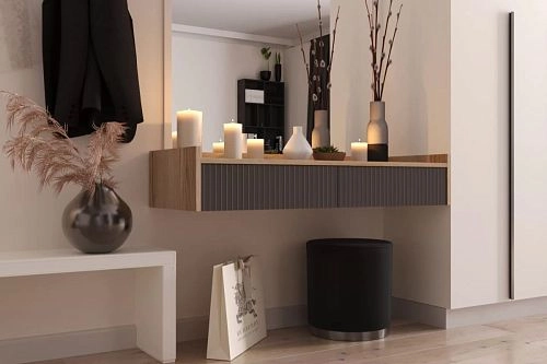 Тумба подвесная Салерно 2.1 Графит - фото 1