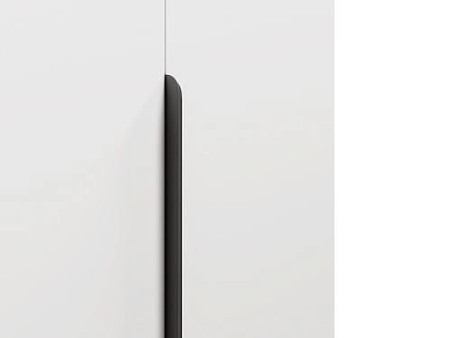 Шкаф распашной Солфорд 2 с антресолью Белый - фото 2