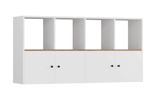 Стеллаж Оренсе-8 Белый - фото 2