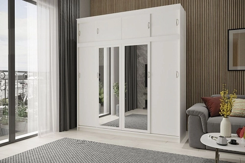 Шкаф-купе Миллениум-4 с антресолью - фото 1