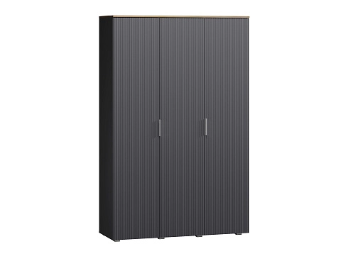 Шкаф распашной Салерно 3 Графит - фото 2