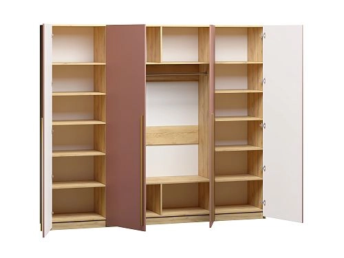 Шкаф распашной Микос МДФ-4 Шарли терракота - фото 3